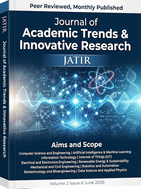 JATIR Journal Cover — Journal of Academic Trends & Innovative Research